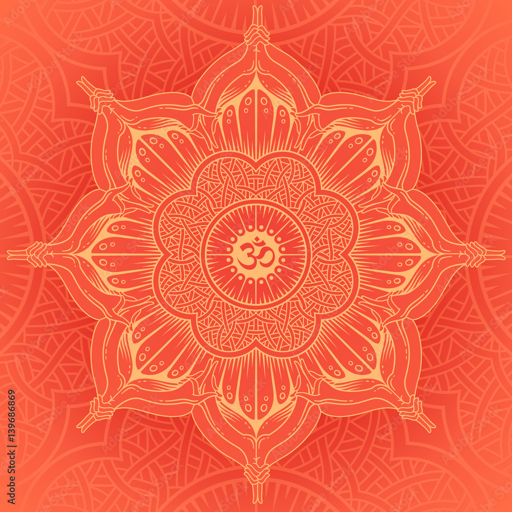 background round Yoga mandala. background round Yoga mandala.