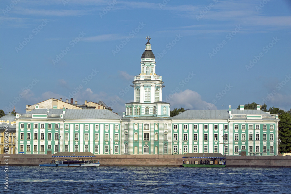 The Kunstkammer Museum of Anthropology and Ethnography at the River Neva in St. Petersburg, Russian Federation