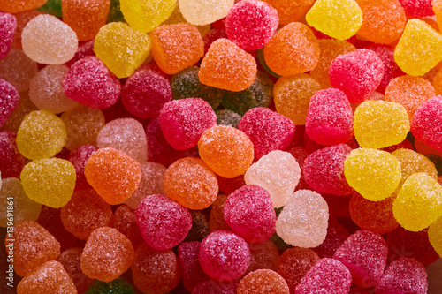 multi-colored gummy