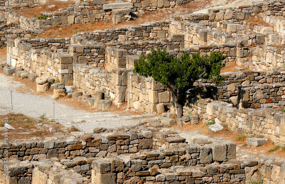 Kamiros - Ausgrabungsstätte auf Rhodos