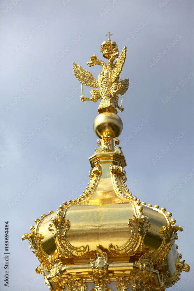 Fototapeta premium Peterhof Palace near St Petersburg Russian Federation Gulf of Finland