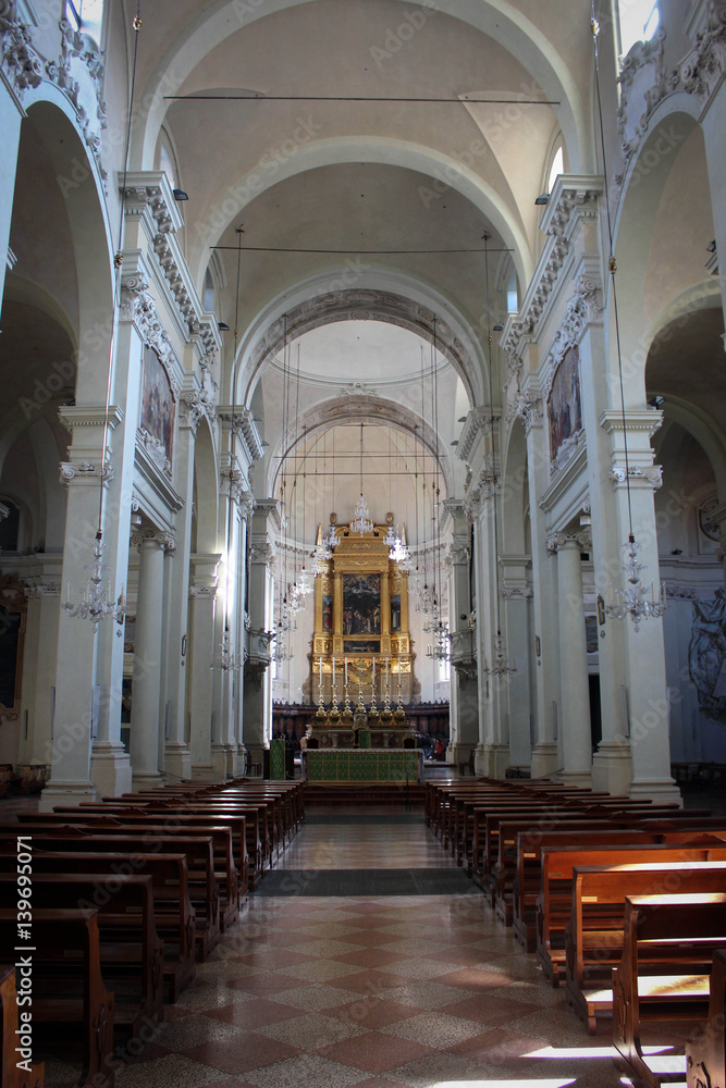 Basilica di San Domenico interior, Bologna, Italy