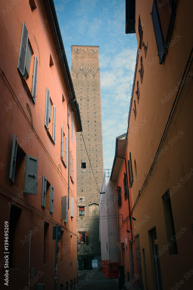 The Prendiparte Tower, Bologna, Italy