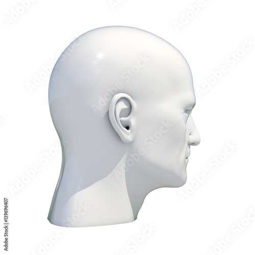 Mannequin Dummy Head Isolated