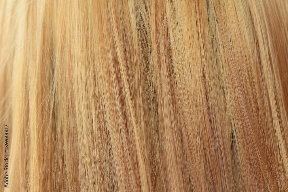The beautiful blond hair as a background The beautiful blond hair as a background