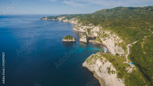 Aerial shooting of islands © Dmitry