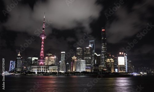 Canvas Print shanghai nights