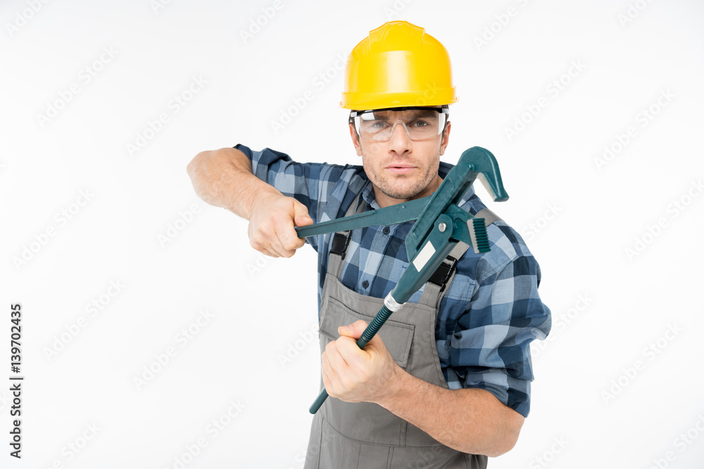 Professional construction worker Professional construction worker