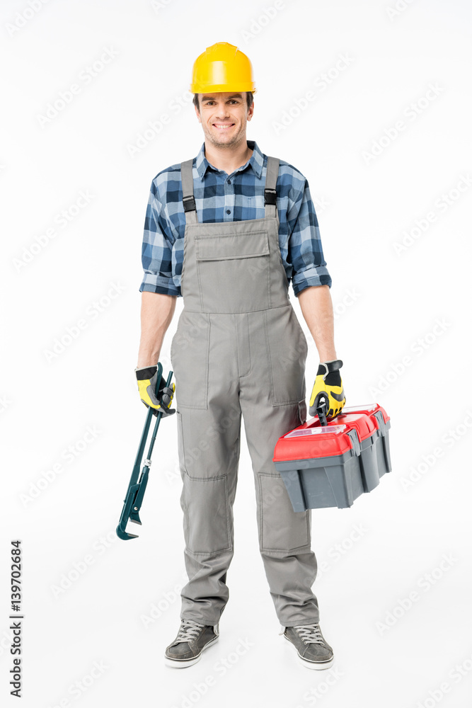 Workman holding tool kit Workman holding tool kit