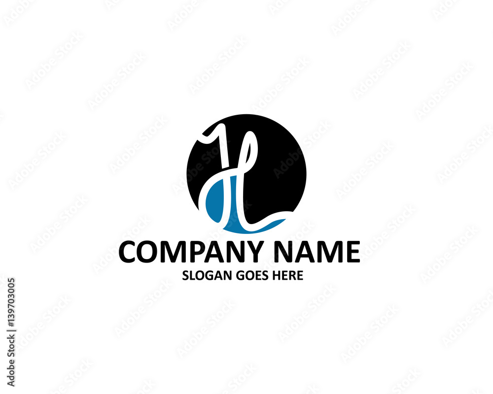 JL Letter Logo JL Letter Logo