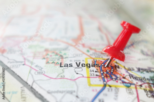 Las Vegas map pin