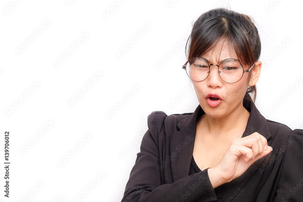 Confident asian business woman wear glasses Confident asian business woman wear glasses