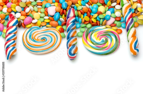 Colorful round candy