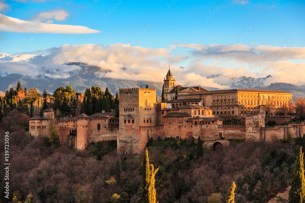 Fototapeta premium The Alhambra of Granada. Spain