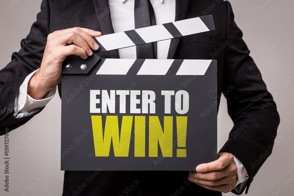 Obraz premium Enter to Win