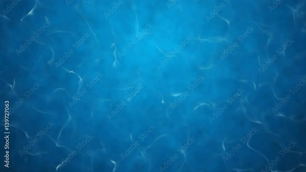 Blue water seamless loopable texture animation. Computer generated.