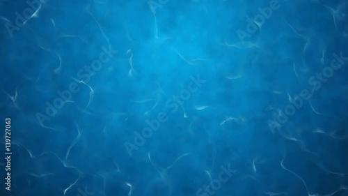 Blue water seamless loopable texture animation. Computer generated.