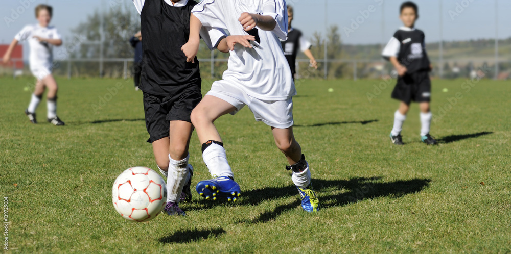 Fototapeta premium Spielszene Jugendfußball