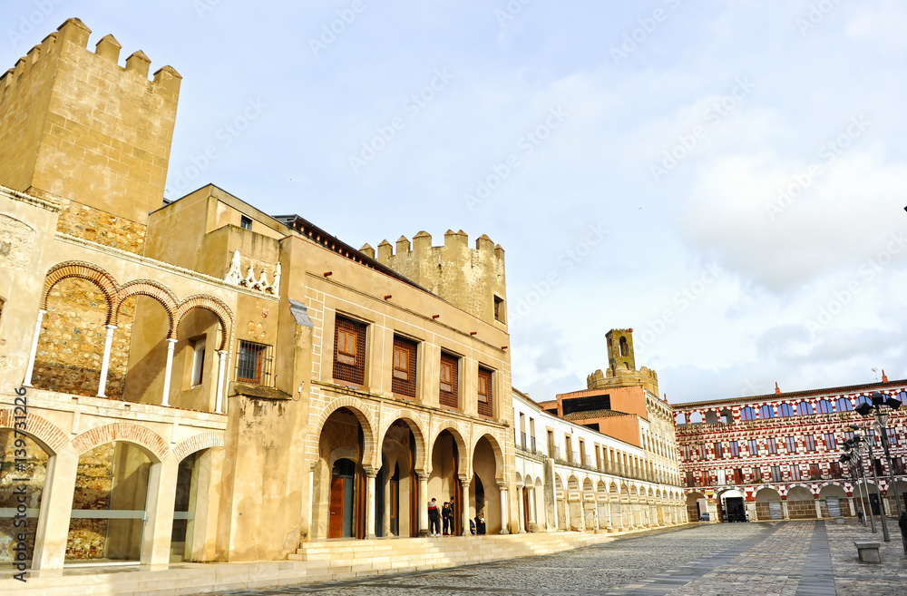 Casas Consistoriales en Plaza Alta, Badajoz, España