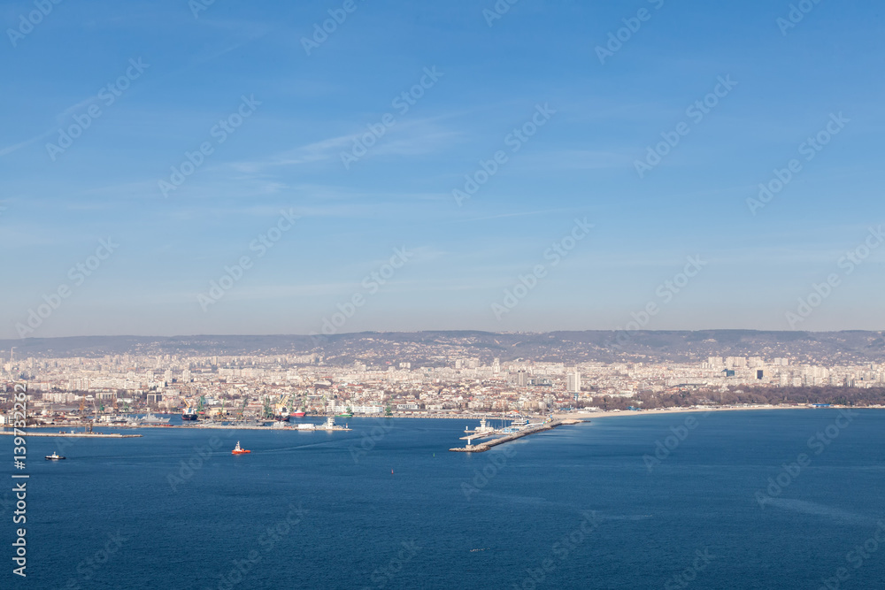 General view of Varna, the sea capital of Bulgaria