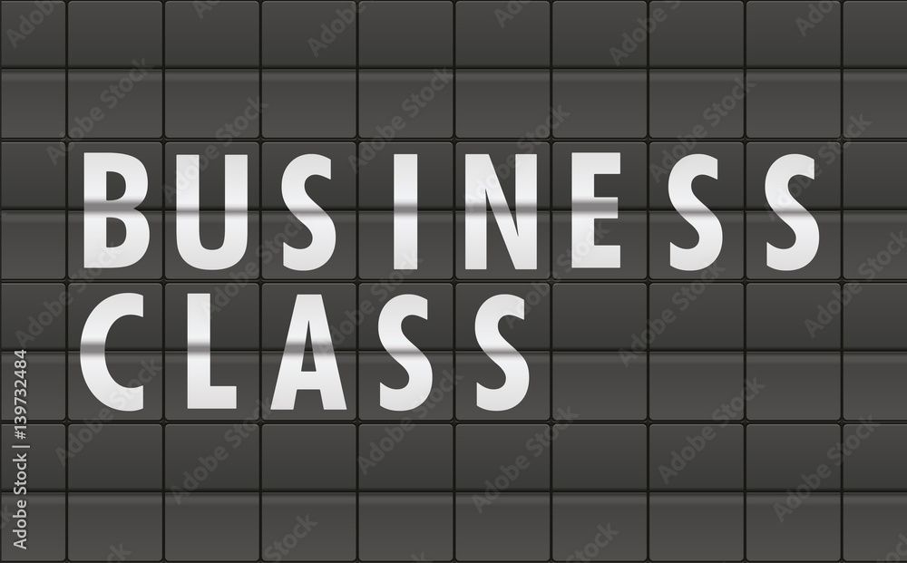 Flight Board Business Class Flight Board Business Class