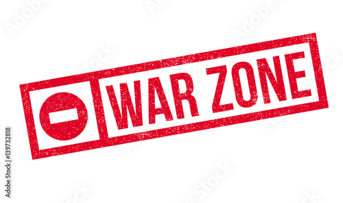 War Zone rubber stamp. Grunge design with dust scratches. Effects can be easily removed for a clean, crisp look. Color is easily changed.