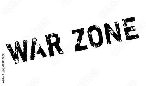 War Zone rubber stamp. Grunge design with dust scratches. Effects can be easily removed for a clean, crisp look. Color is easily changed.