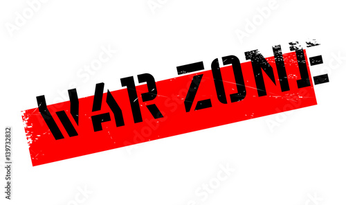 War Zone rubber stamp. Grunge design with dust scratches. Effects can be easily removed for a clean, crisp look. Color is easily changed.