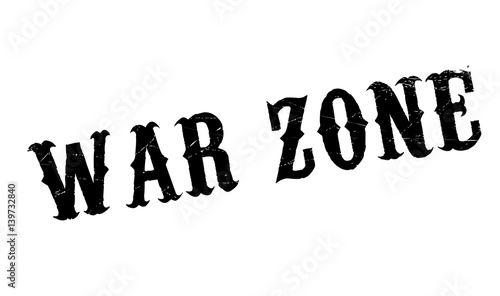 War Zone rubber stamp. Grunge design with dust scratches. Effects can be easily removed for a clean, crisp look. Color is easily changed.