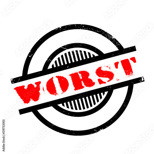 Worst rubber stamp. Grunge design with dust scratches. Effects can be easily removed for a clean, crisp look. Color is easily changed.
