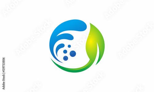 cleaning service & maintenance illustration vector logo