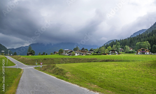 Summer landscape in Steinplatte Waidring ,Tirol, Austria