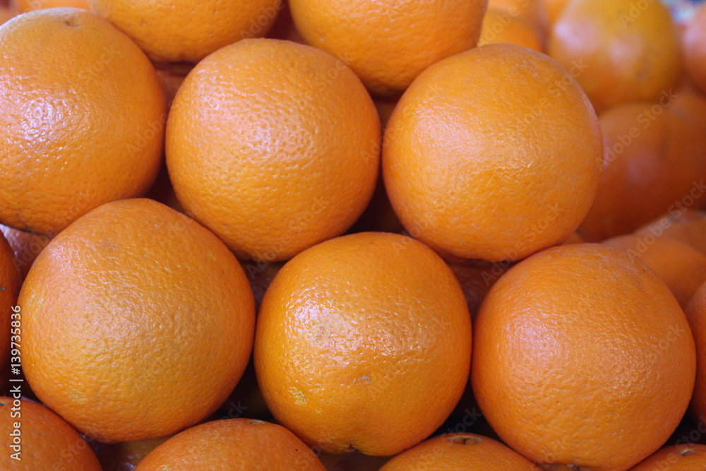 Oranges on stall