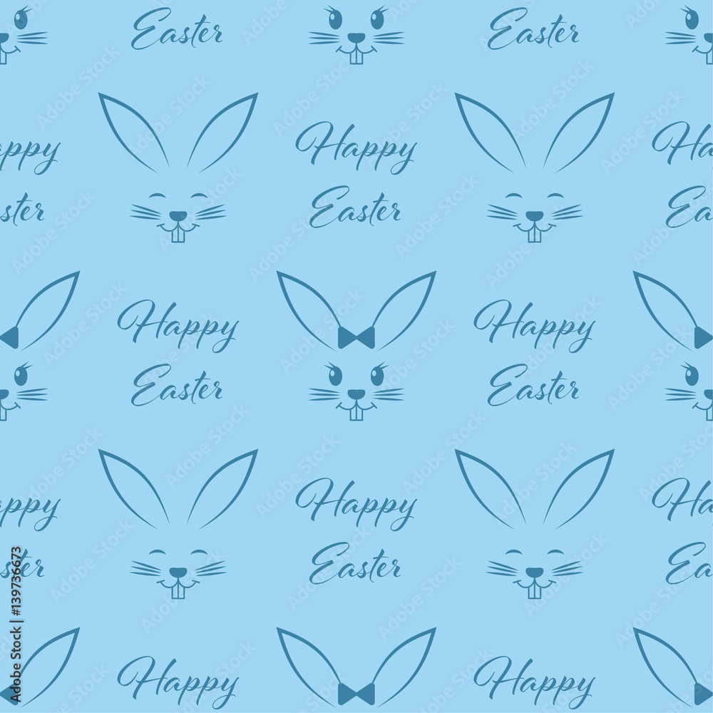 Obraz premium Easter seamless pattern
