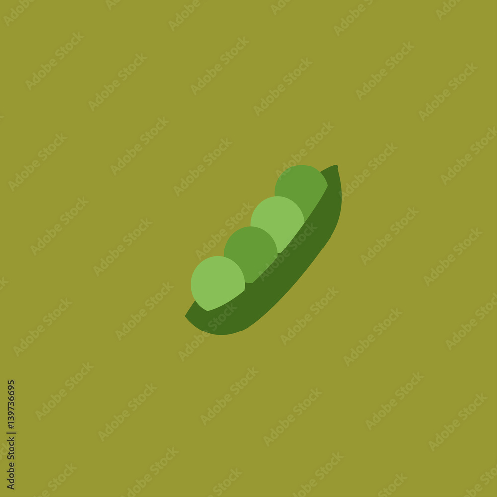 beans icon. flat design beans icon. flat design