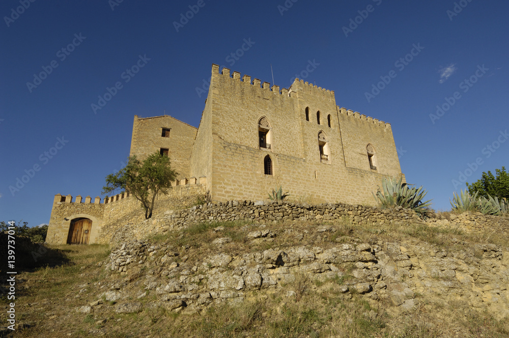 Castle Palace of La Todolella, Maestrazgo, Castellon, Comunidad Valencianca, Spain