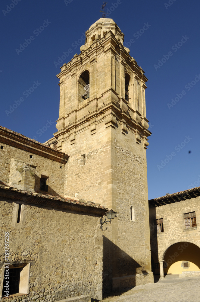 Church of Santa Margarita in Mirambel, Castellon province, Conunidad Valenciana, Spaim