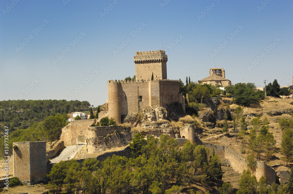 Castle of Alarcon, Cuenca province, Castilla La Mancha, Spain