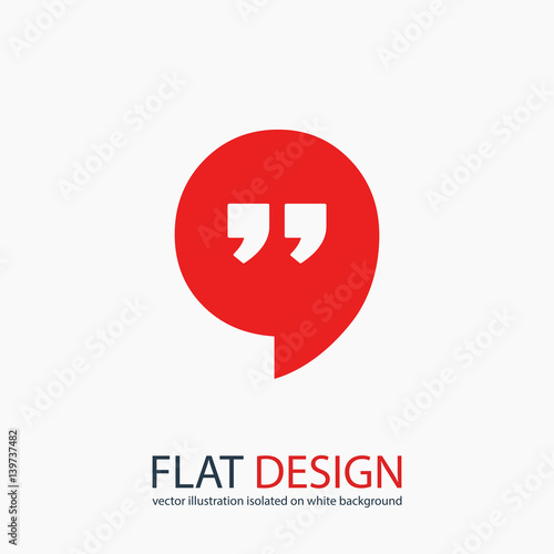 dialog  icon, vector illustration. Flat design style