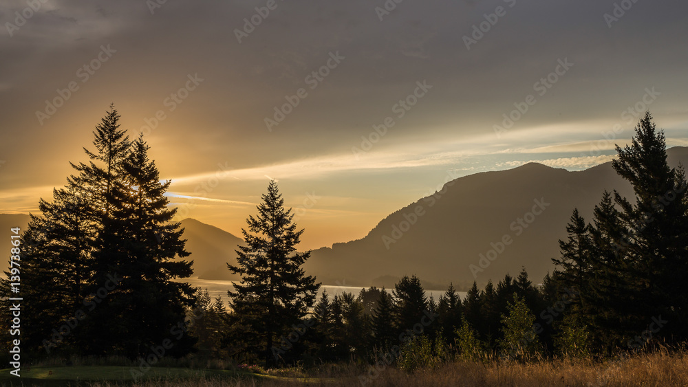 Columbia River sunrise