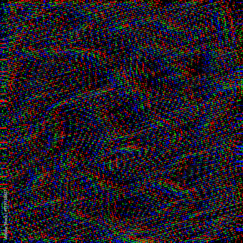 particles RGB glitch art background .