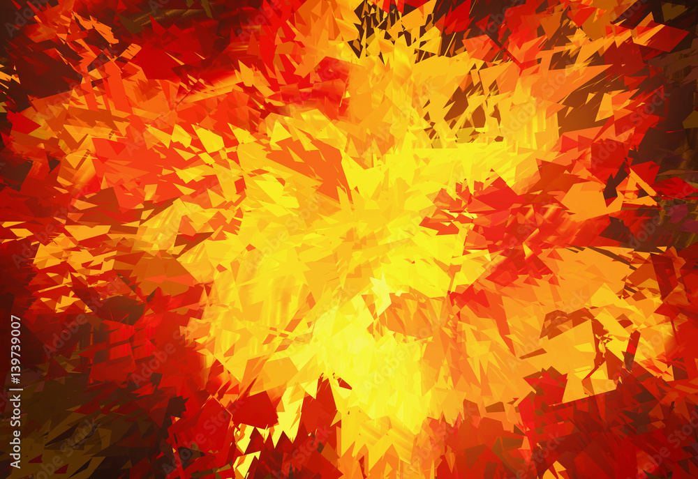 burst of broken star