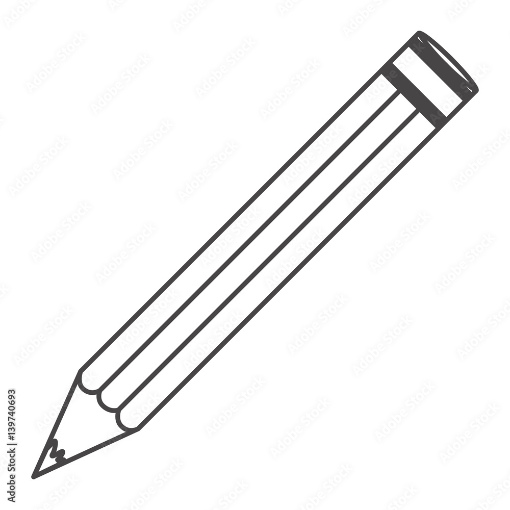 figure pencil school icon, vector illustraction design image figure pencil school icon, vector illustraction design image