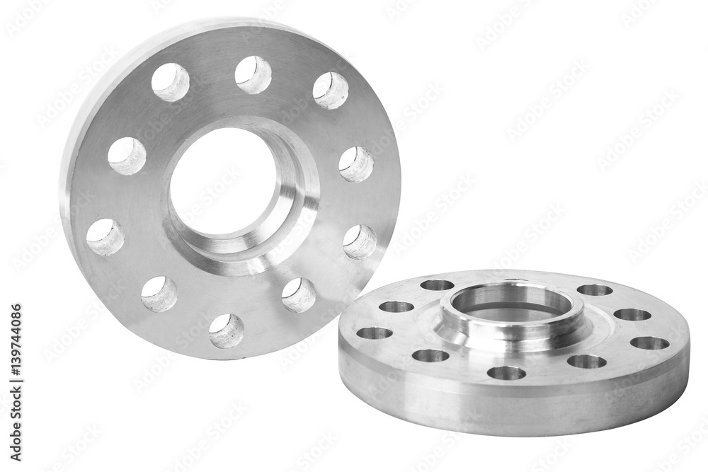 Pair of tuning aluminium car parts silver custom made distances Pair of tuning aluminium car parts silver custom made distances