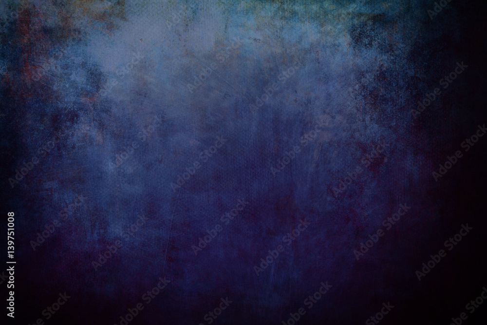  blue grungy canvas background or texture