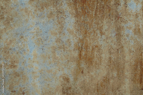 Background. Old metal. Rust. Paint.
