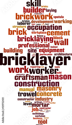 Bricklayer word cloud