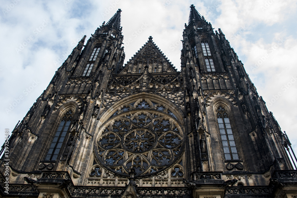 The Old Saint Vitus Cathedral Prague Chezch Republic
