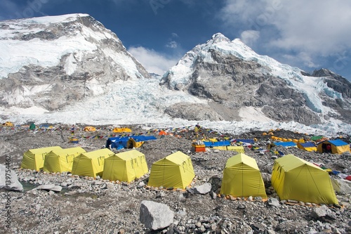 View from Mount Everest base camp