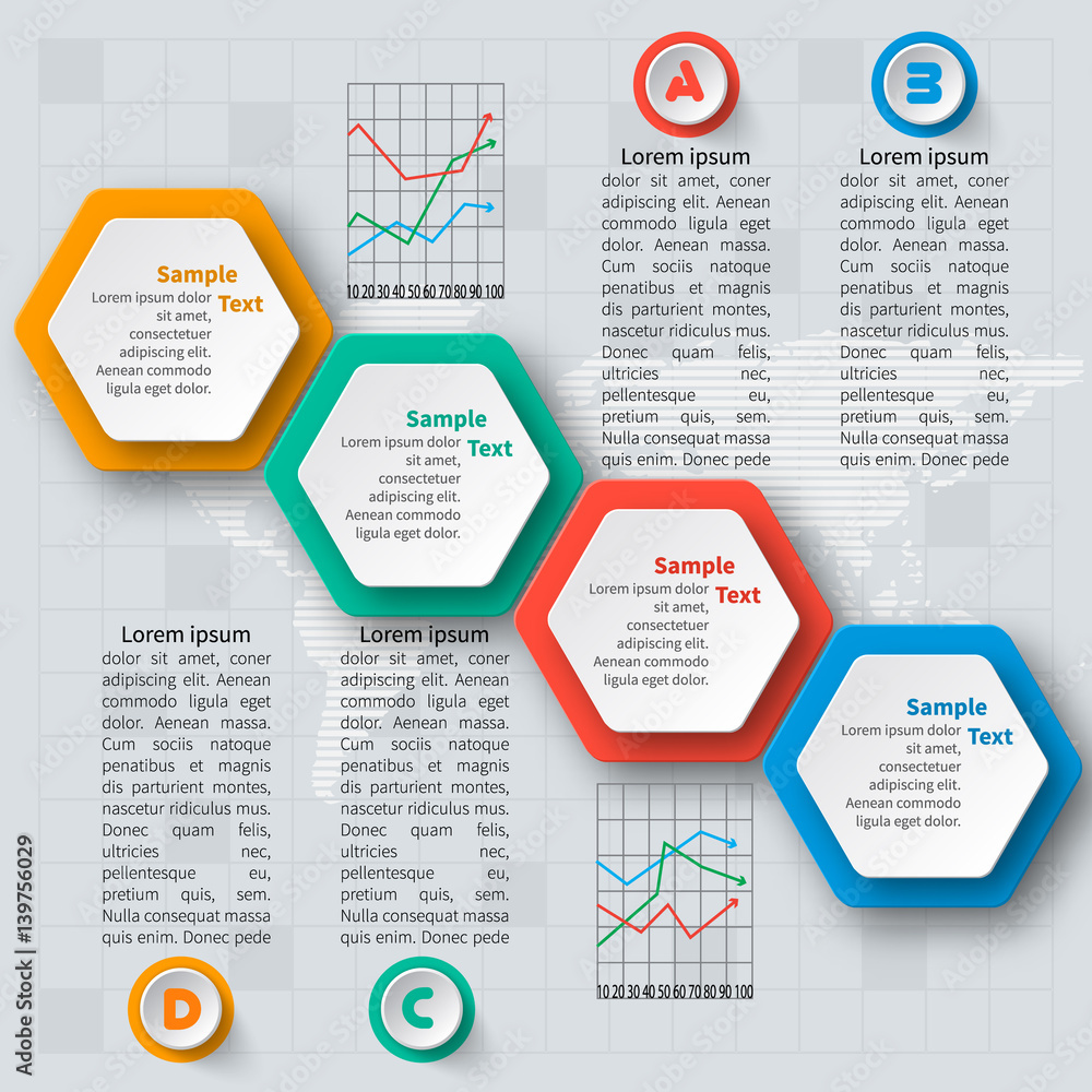 Abstract 3D Paper Infographics Abstract 3D Paper Infographics